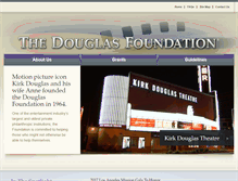 Tablet Screenshot of douglasfoundation.org